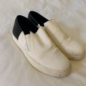 Free people black and white shoes